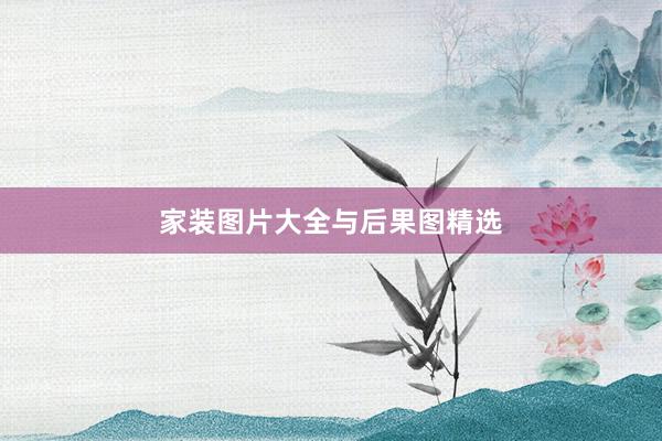 家装图片大全与后果图精选